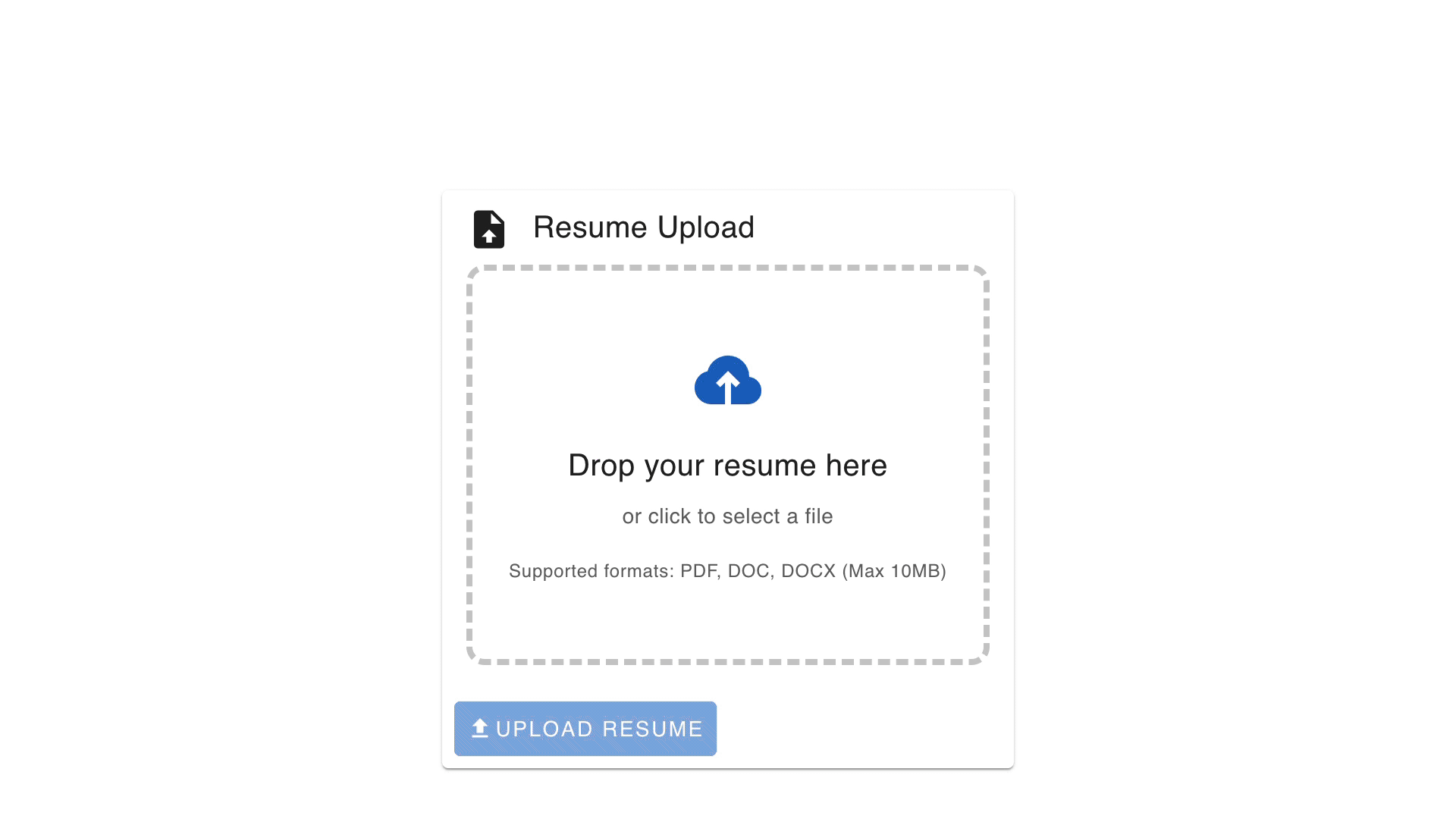 Visual Job Search Demo